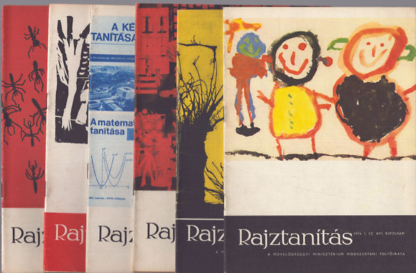 Aradi Jenő szerk. - Rajztanítás - Az Oktatási Minisztérium módszertani folyóirata - XVI.évf. 1974/1-6.szám teljes évfolyam