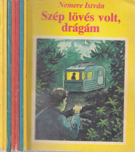 6 db. Garabonciás kiskönyvek (Szép lövés volt, drágám + A golyóálló kísértet +  Halálfejes lovas + A csuklyás lovas +  A bálványimádó + A zöld anakonda