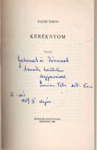 Paizs Tibor - Keréknyom