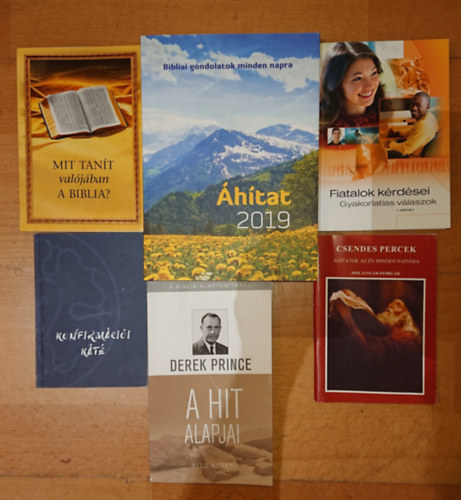 6 knyv keresztny fiataloknak: Mit tant valjban a Biblia? A hit alapjai, Fiatalok krdsei - gyakorlatias vlaszokKonfirmcii kt, htat 2019
