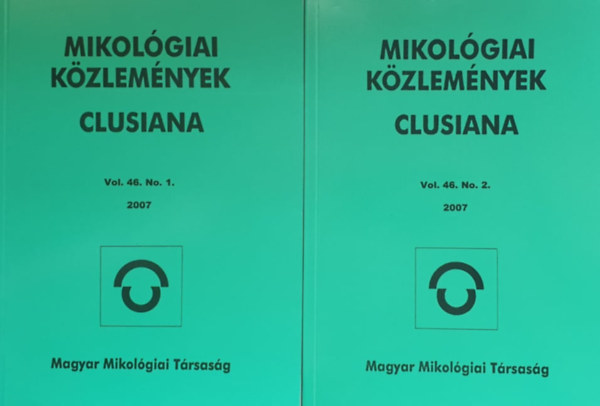 Dima Blint  (fszerk.) - Mikolgiai kzlemnyek - Clusiana (2007 vol. 46. No. 1-2.)