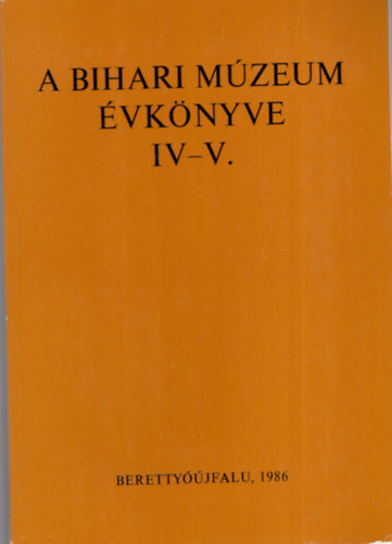 A bihari m�zeum �vk�nyve IV-V