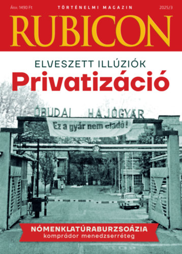 Rubicon - Privatiz�ci� - 2025/3.