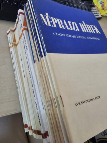 Néprajzi hírek 1986. 1-3+ 1987. 1-3+ 1988. 1-3+ 1989. 1-3+ 1990. 1-4+ 1991. 1-4+ 1992. 1-4+ 1993. 1-4 (18 kötetben)