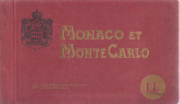 Monaco et MonteCarlo (20 db képes levelezőlap egybekötve)