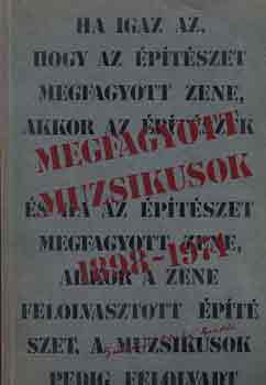 Gerle Jnos - Megfagyott muzsikusok 1898-1974