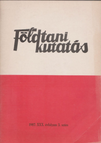 Dank Viktor dr. - Fldtani kutats 1987. XXX. vfolyam 3. szm