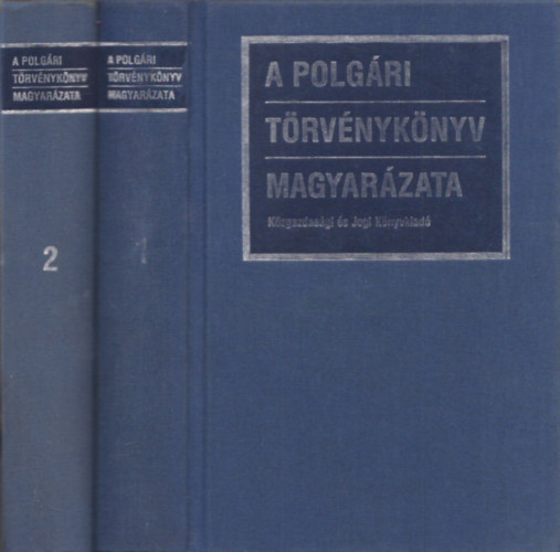 Benedek-Kemenes-Petrik-Bernyi - A polgri trvnyknyv magyarzata I-II.