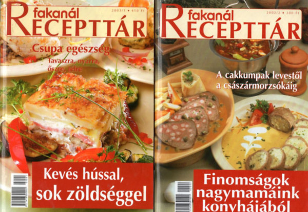 Rohrmann Katalin  (szerk.) - 2 db Fakan�l Receptt�r 2002/2,  2003/1