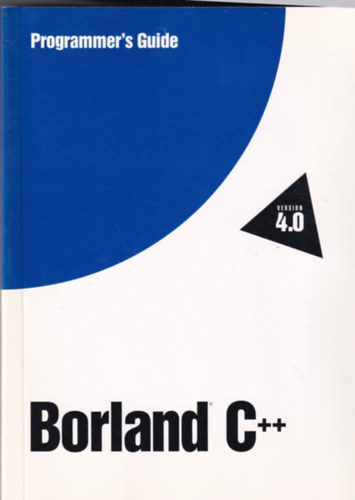 Borland C++ Programmer's Guide