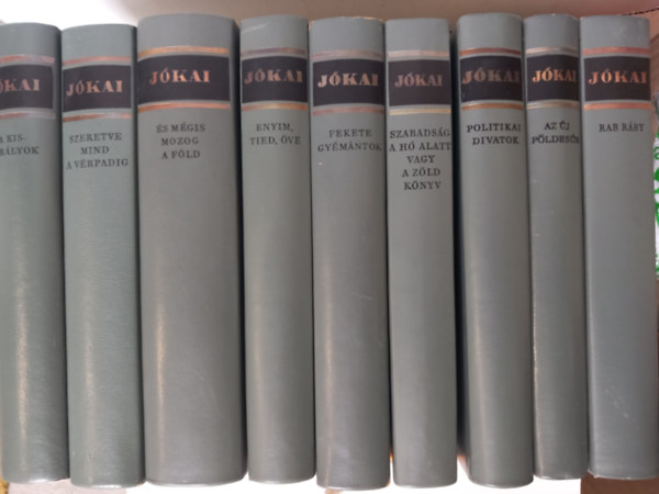 J�kai M�r - 9 db J�kai M�r b�rk�t�ses, sz�mozott k�tet