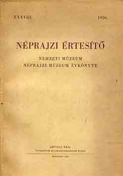 Diszegi-Kardos-Sndor-Vincze - Nprajzi rtest 1956 XXXVIII.