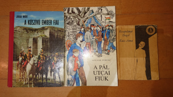Kosztolnyi Dezs, Molnr Ferenc Jkai Mr - 3 ktelez olvasmny: A kszv ember fiai, A Pl utcai fik, des Anna