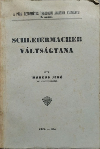 M�rkus Jen� - Schleiermacher v�lts�gtana