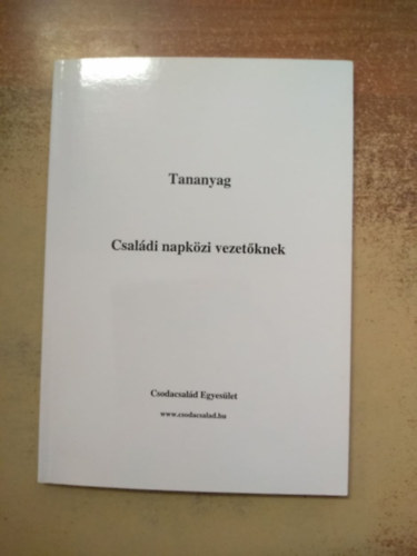 Tananyag családi napközi vezetőknek