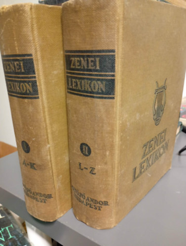 Szabolcsi Bence  (szerk.) T�th Alad�r (szerk.) - Zenei lexikon I-II.
