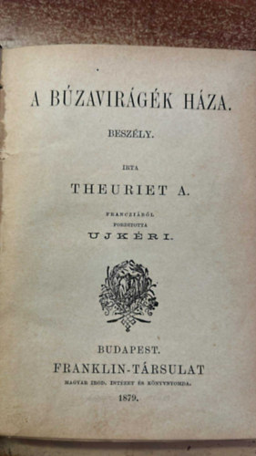 Theuriet A. - A b�zavir�g�k h�za - besz�ly
