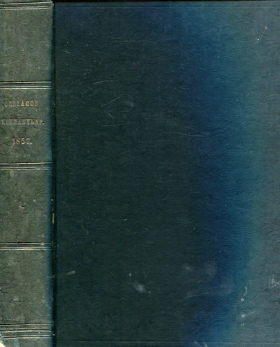 Orszgos Kormnylap 1857.vfolyam els rsz I-XIV.darab Jan-jun vgig