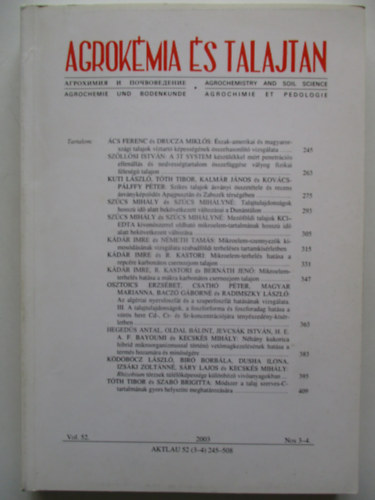 G. Várallyay (főszerk.) - Agrokémia és talajtan