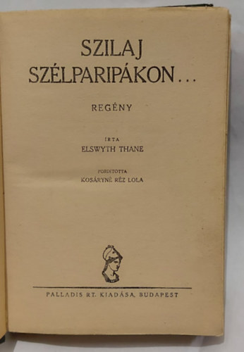 Korsyn-Rz Lola Elswyth Thane - Szilaj szlparipkon...