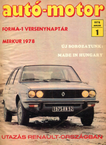 Kkai Imre  (szerk) - Aut-motor 1978 - 1-24. szm egybektve