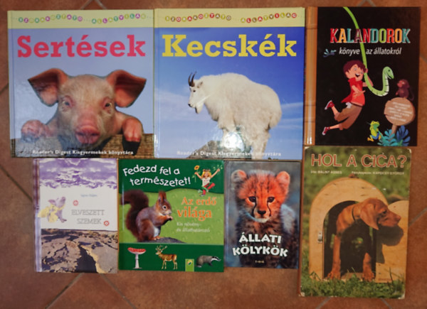 Blint gnes - 7 knyv gyerekeknek llatokrl: llati klykk, Az erd vilga - kis nvny- s llathatroz, Elveszett szemek, Hol a cica?, Kalandorok knyve az llatokrl, Sertsek, Kecskk