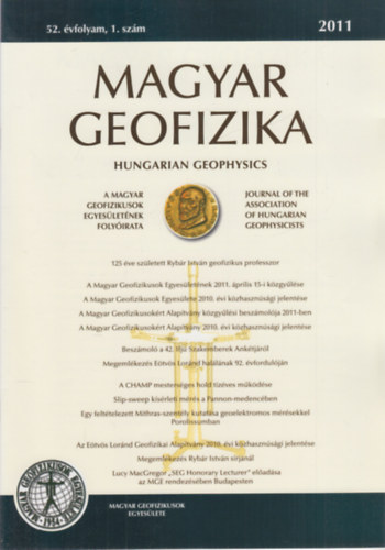 Magyar geofizika 2011/ 1-4. Teljes vfolyam