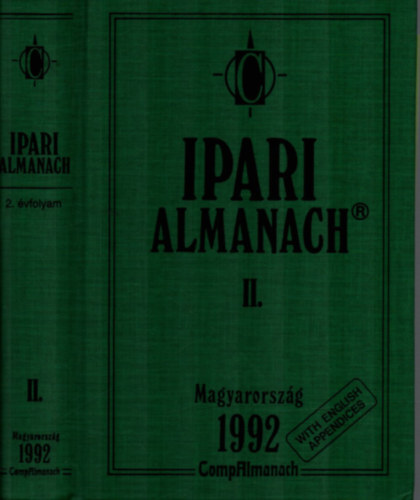 Ipari Almanach Magyarorsz�g 1992.