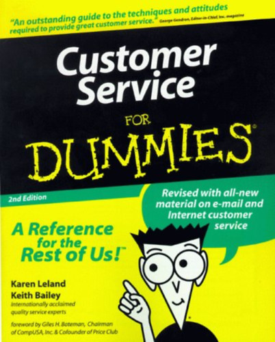 Keith Bailey Karen Leland - Customer Service for Dummies