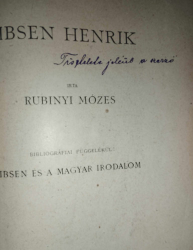 Rubinyi M�zes - Ibsen Henrik