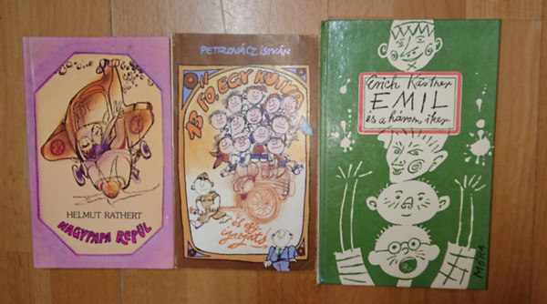 Petrov�cz Istv�n, Erich K�stner Helmut Rathert - 3 klasszikus ifj�s�gi k�nyv: Emil �s a h�rom iker, 13 f�, egy f� �s egy igazgat�