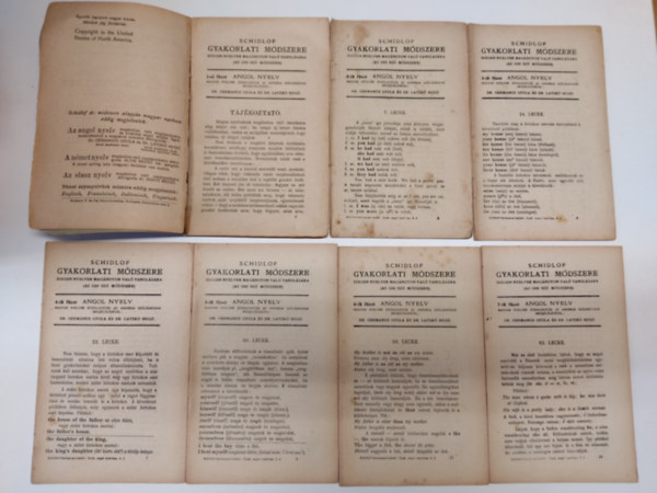 Germanus Gyula dr ; Schidlof B. dr. (tdolg.); Latzk Hug dr. (tdolg.) - Schidlof gyakorlati mdszere az angol nyelvnek 1000 sz segtsgvel magnuton val megtanulsra