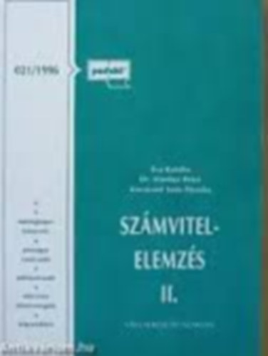 Dr. Himber P.; Kapsin Dr. Buza; Kovcsn Sos Piroska - Szmvitelelemzs II.