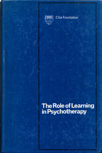 Ruth Porter - The Role of Learning in Psychotherapy