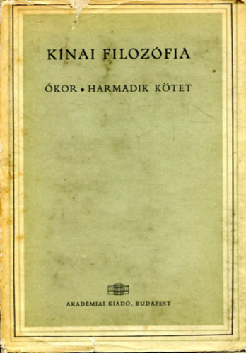 Tkei Ferenc - Knai filozfia - kor (III. ktet)