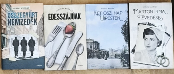 Jolsvai András - 4db Jolsvai András mű - Két őszi nap Újpesten, Édesszájúak, Márton Irma tévedése, Összegyűrt nemzedék