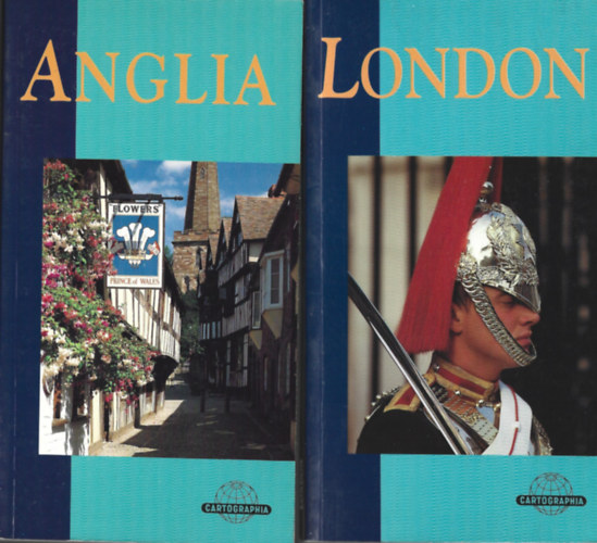 2 db Cartographia Útikönyvek, Adam Hopkins - Gabrielle Macphedran: Anglia, Susan Grossman: London
