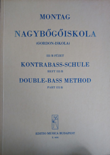 Montag Lajos - Nagybgiskola III/B