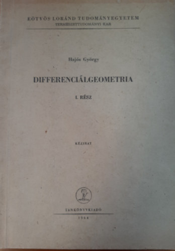 Hajós György - Differenciálgeometria I.rész