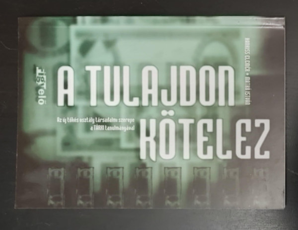 Matk Istvn, Bencsik Gbor  Hankiss Elemr (szerk.) - A tulajdon ktelez -  Az j tksosztly trsadalmi szereprl a TRKI tanulmnyval (Egyedi termkfot)