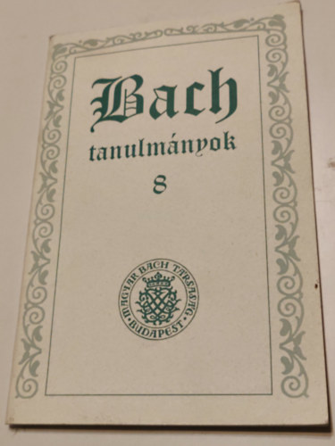 ismeretlen - Bach tanulm�nyok 8
