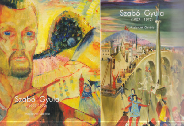 2 db. Szabó Gyula kiállítási katalógus