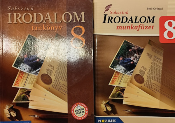 Pet� Gy�rgyi Posta Istv�n - Soksz�n� irodalom 8. tank�nyv + munkaf�zet