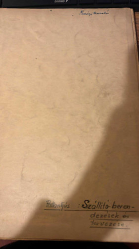 Dr. Pattantyus �. G�za - Sz�ll�t�berendez�sek tervez�se