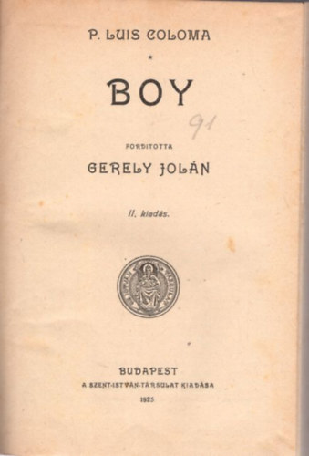 Gergely Joln P. Luis Coloma - Boy