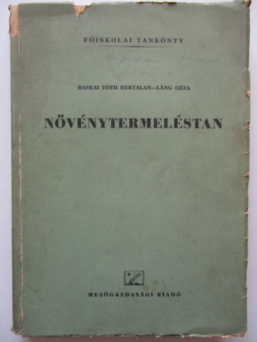 Baskai T�th Bertalan-L�ng G�za - N�v�nytermel�stan