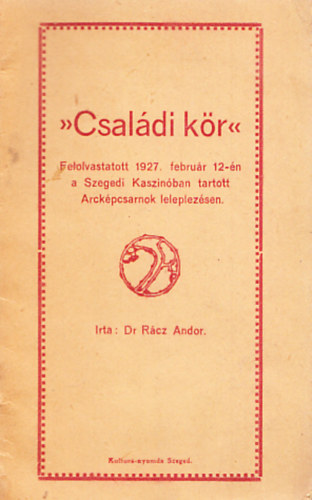 R�cz Andor dr. - "Csal�di k�r"