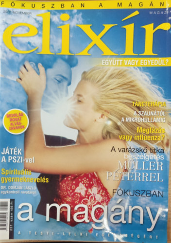 Dr. Nagy R�bert  (szerk.) - Elix�r magazin 2008. november