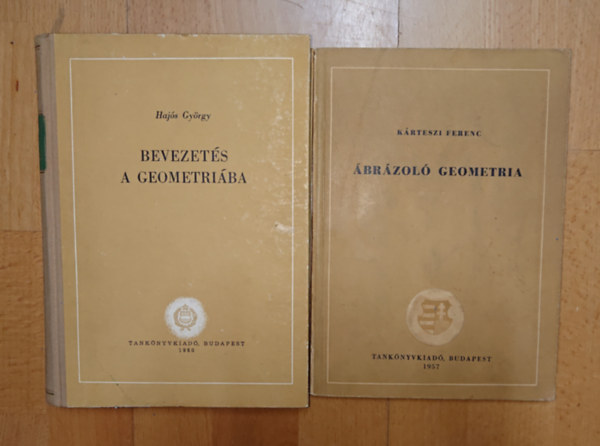 Hajós György Kárteszi Ferenc - 2 geometriával fodlalkozó alapmű: Bevezetés a geometriába, Ábrázoló geometria