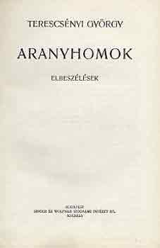 Terescsnyi Gyrgy - Aranyhomok
